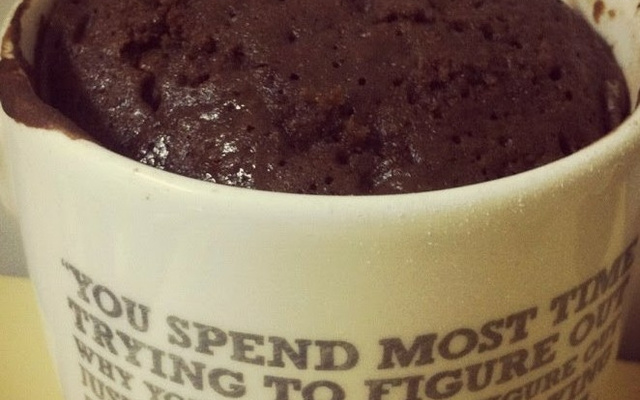 Bolo de caneca sem lactose