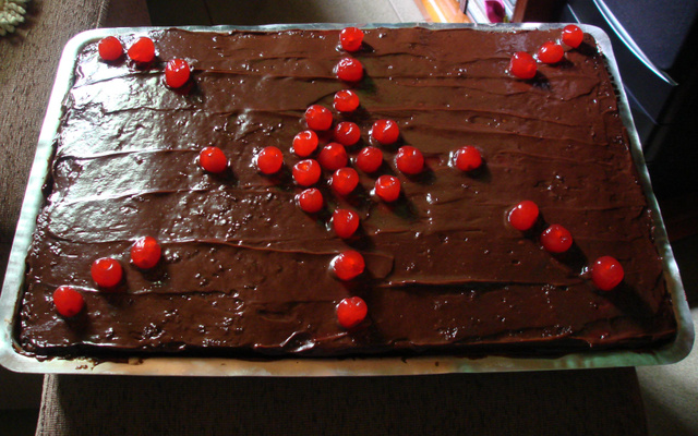Recheio e cobertura de chocolate para bolos e tortas
