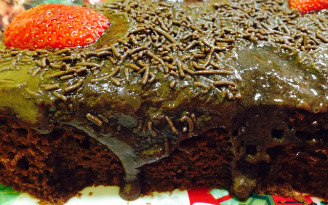 Bolo de chocolate delícia