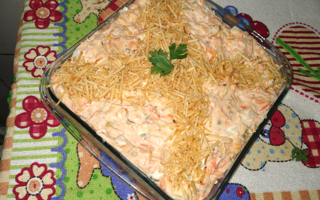 Salpicão cremoso de frango