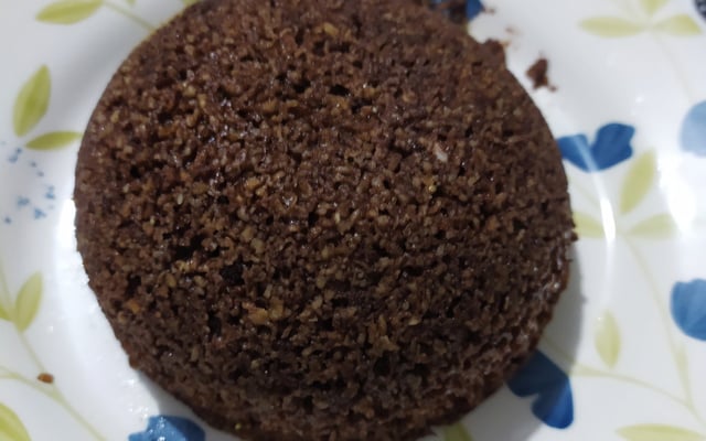 Bolo de xícara de aveia e cacau