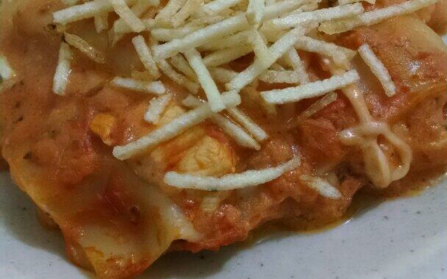 Lasanha de estrogonofe