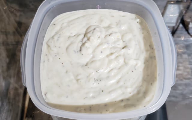 Molho Branco com Requeijão