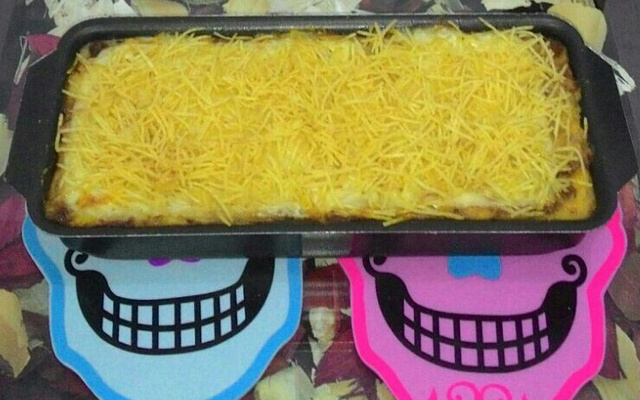 Escondidinho de carne moída simples