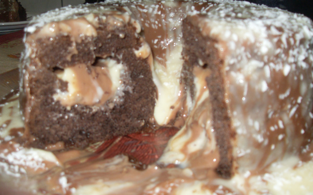 Bolo cavado guloseima