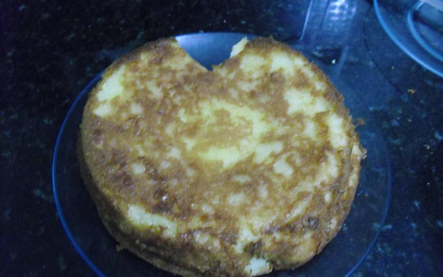 Bolo de macaxeira e coco