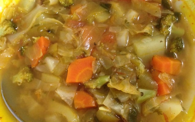 Sopa nutritiva da Liz