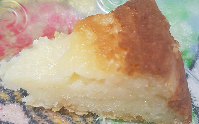 Bolo de aipim cremoso tradicional