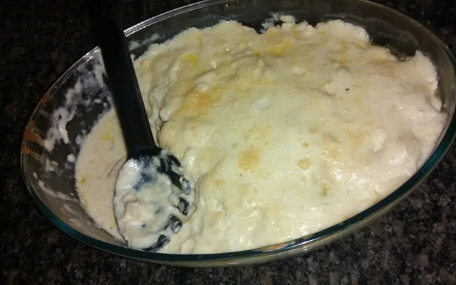 Filé de frango ao molho branco