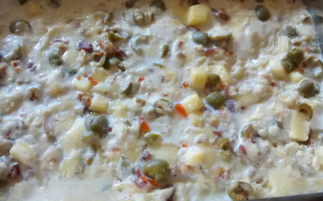 Macarrão ninho da Mamãe ao forno