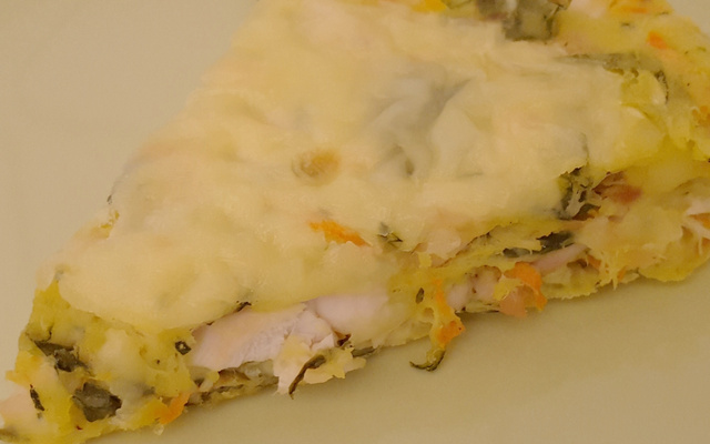 Torta fit de frango e kefir