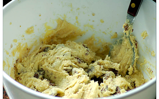 Cookies de baunilha e chocolate