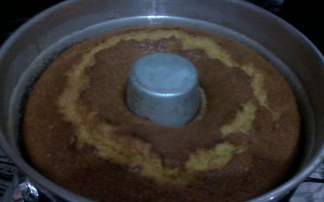 Bolo de milho com coco