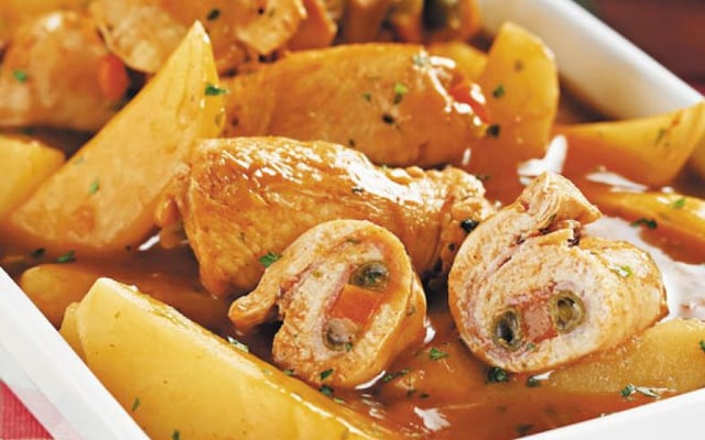 Rolê de frango