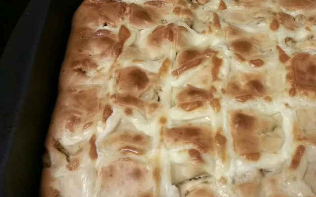 Torta de frango com catupiry