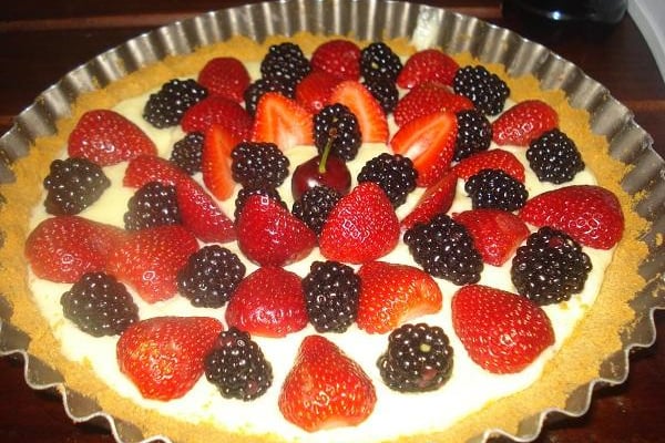Cheesecake de frutas vermelhas