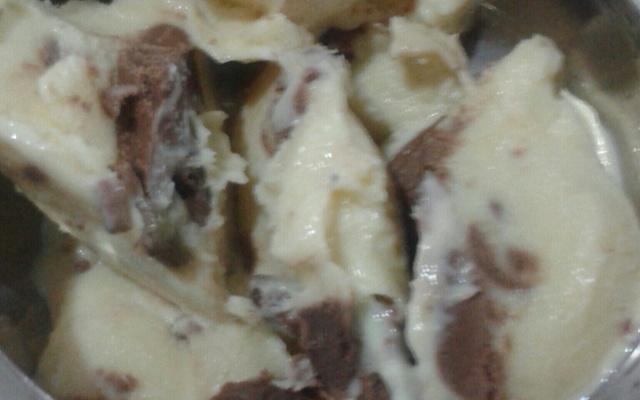 Mousse de maracujá com cholocate