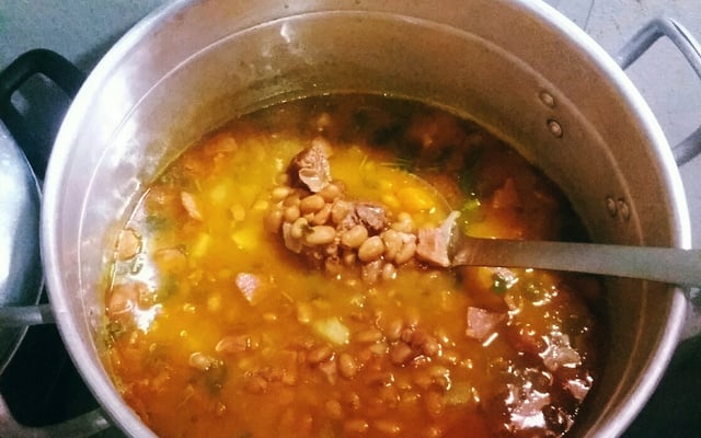 Feijão fácil e gostoso