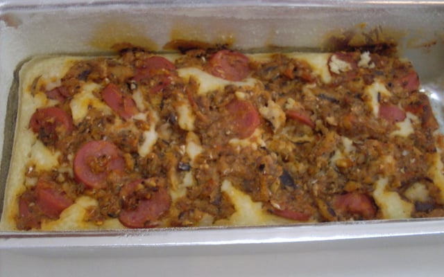 Massa de torta de liquidificador sem glúten, ovo e leite