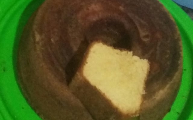 Bolo de fubá molhadinho