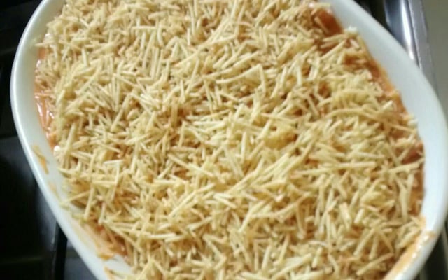 Estrogonofe ao purê de batata