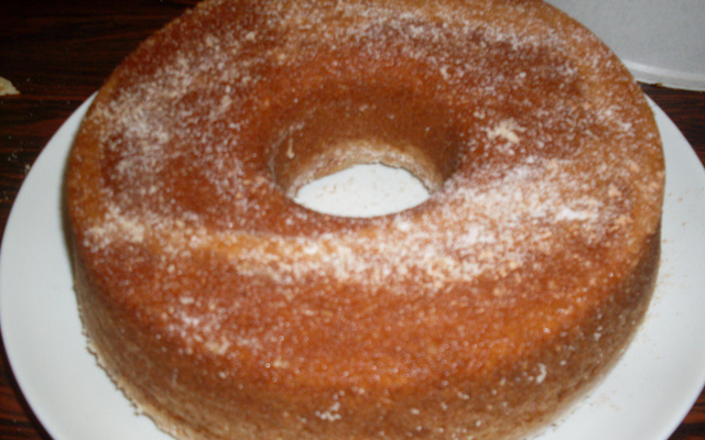 Bolo banana e farinha de rosca