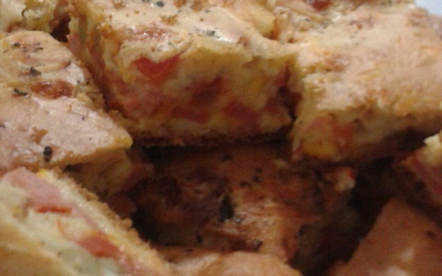 Torta hot dog de liquidificador fácil