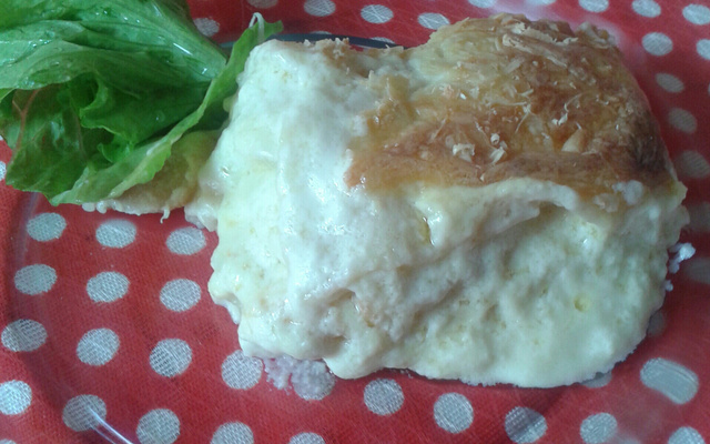 Lasanha de batatas quatro queijos