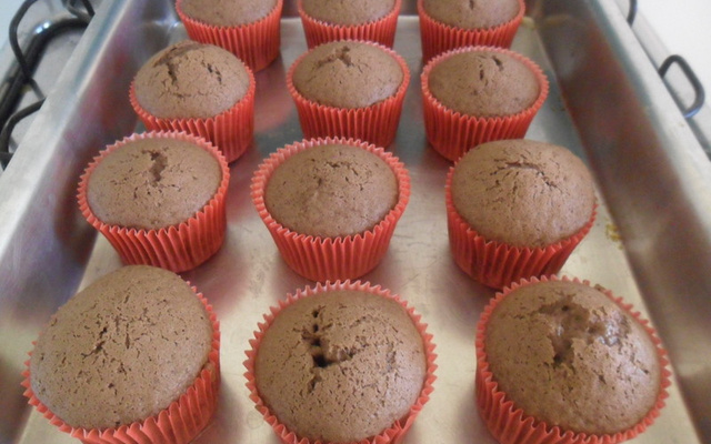 Cupcake fácil de chocolate