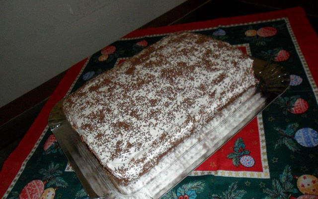 Bolo tentação de marshmallow gelado