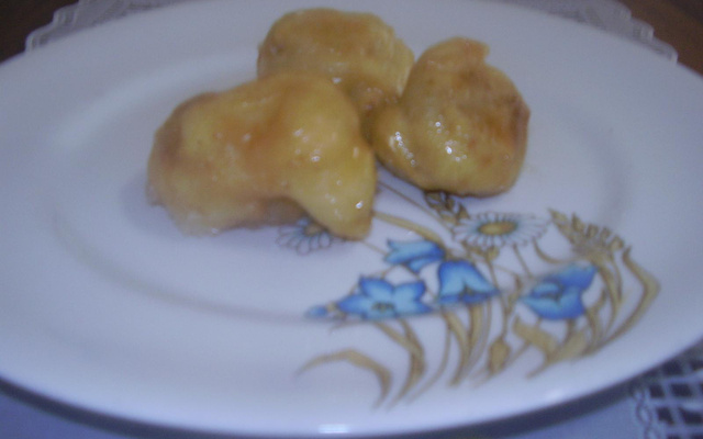 Banana caramelada à moda chinesa