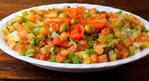 Tilápia com vinagrete na churrasqueira