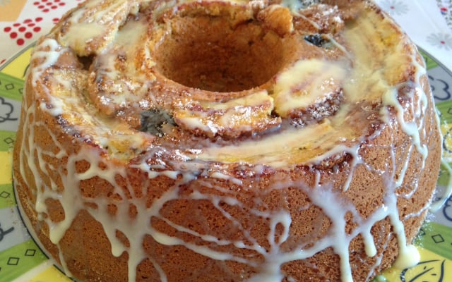 Bolo de bananas e aveia sem farinha