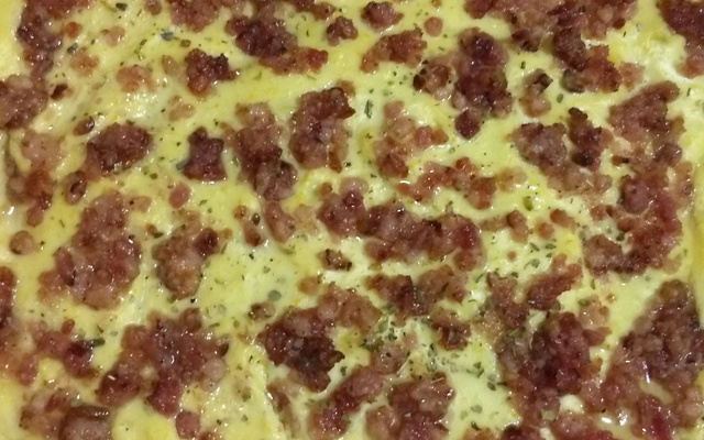 Carne moída recheada ao creme