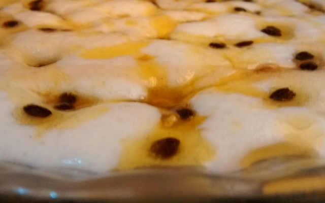 Mousse aerado de maracujá