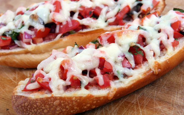 Brusqueta com philadelphia