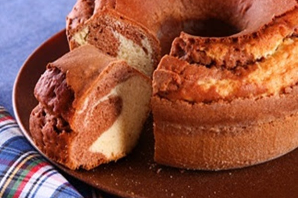 Bolo mármore fofinho