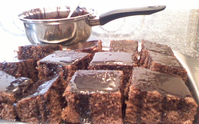 Bolo (suculento) de chocolate