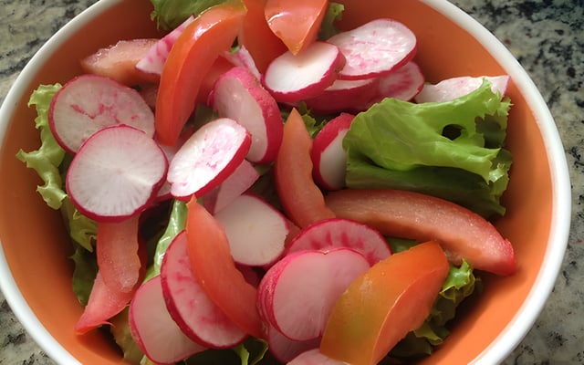 Salada de Rabanete