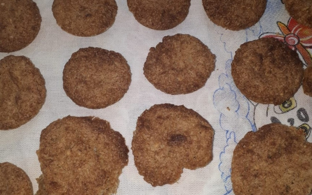 Biscoito integral de aveia