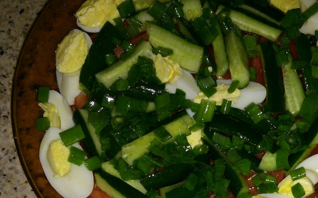 Salada de ovos
