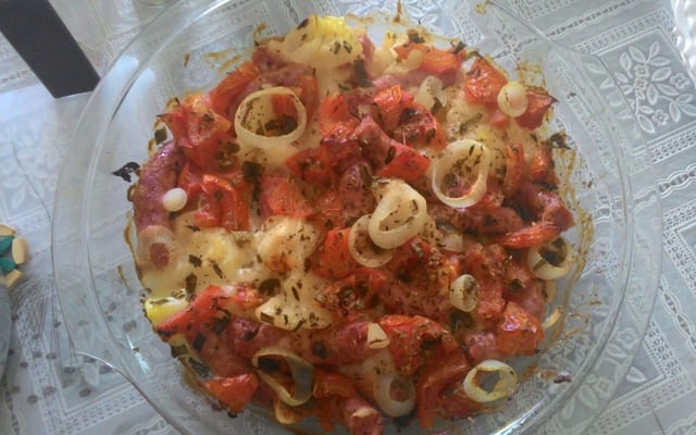 linguiça de frango ao forno