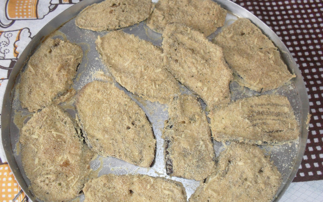 Berinjela assada empanada da Nane