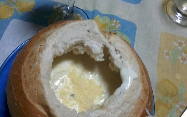 Sopa creme de palmito