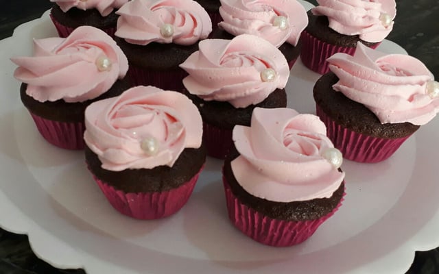 Cupcakes de chocolate (feito no liquidificador)
