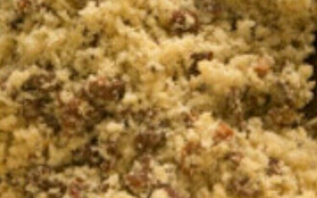 Farofa fitness de proteína de soja