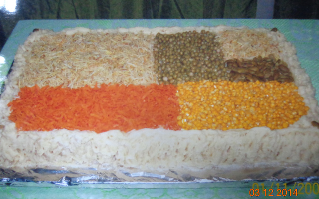 Torta salgada de pão de forma