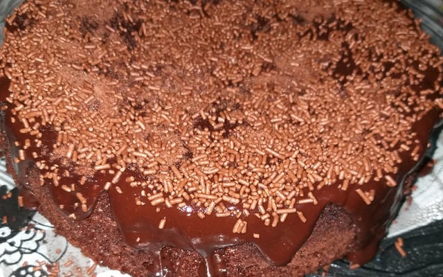 bolo vulcão de chocolate