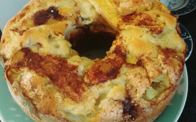 Bolo facílimo de banana