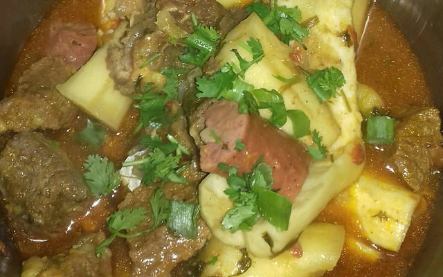 Vaca atolada deliciosa